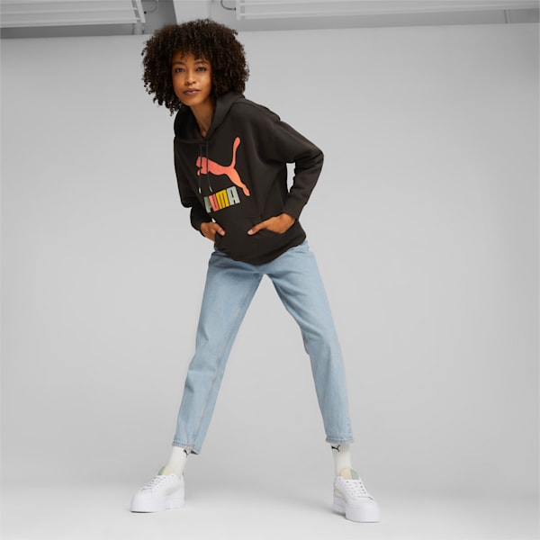 Zapatillas Mayze Lth para mujer, PUMA White-Granola, large-ARG