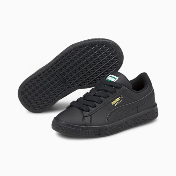 Zapatillas infantiles Basket Classic XXI, Puma Black-Puma Black, large-ARG