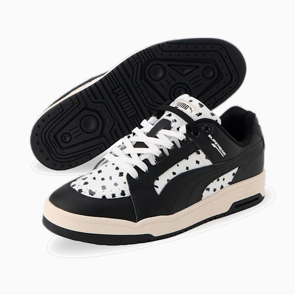 Slipstream Lo Hidden Beast Sneakers, Warm White-PUMA Black, large-ZAF