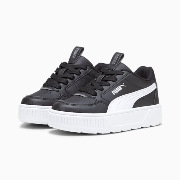 Zapatillas infantiles Karmen Rebelle, PUMA Black-PUMA White-PUMA Silver, large-ARG