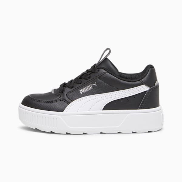 Zapatillas infantiles Karmen Rebelle, PUMA Black-PUMA White-PUMA Silver, large-ARG