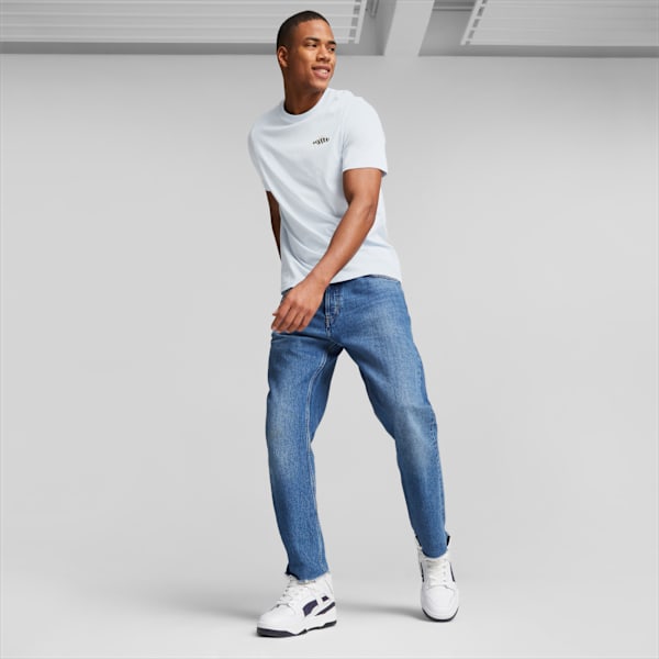 Slipstream Hi Leather Sneakers, Puma White-New Navy, large-MEX