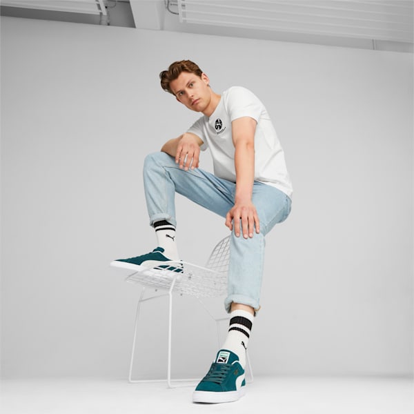 Zapatillas Suede Classic XXI ADP, Malachite-PUMA White, large-ARG