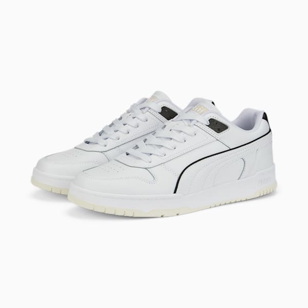 Zapatillas RBD Game Low ADP, Puma White-Puma Black-Puma Team Gold, large-ARG