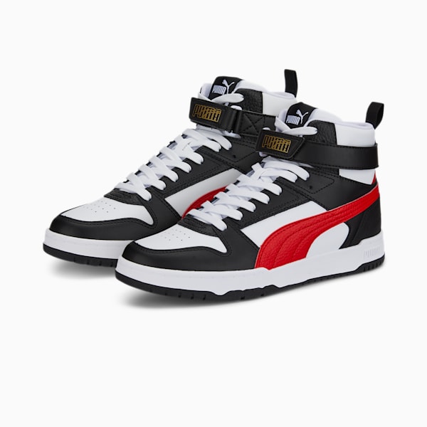 Zapatillas RBD Game ADP, Puma White-High Risk Red-Puma Black-Puma Team Gold, large-ARG