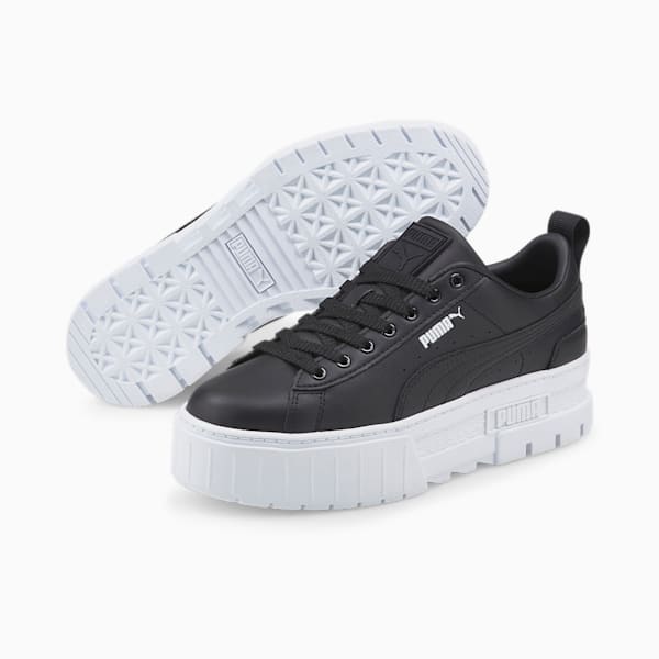 Zapatillas Mayze Classic para mujeres ADP, Puma Black-Puma White, large-ARG