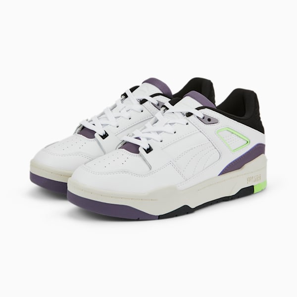 Zapatillas Slipstream para mujer ADP, Puma White-Marshmallow-Purple Charcoal, large-ARG