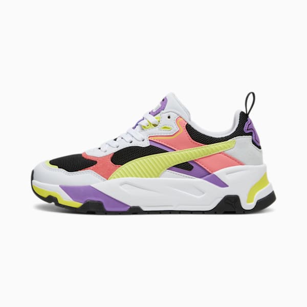 Trinity Sneakers Men, PUMA Black-Lime Sheen-Silver Mist-Passionfruit, large-ZAF