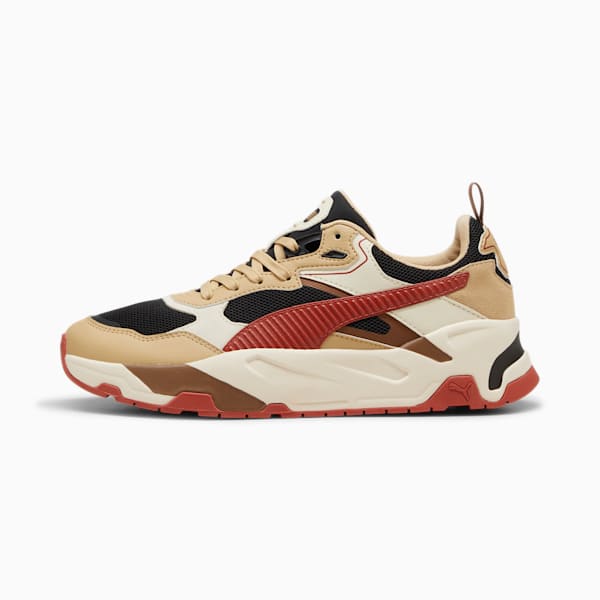 Trinity Sneakers Men, PUMA Black-Mars Red-Sand Dune-Alpine Snow, large-ZAF