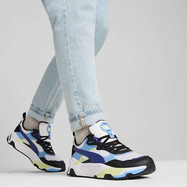 Trinity Sneakers Men, PUMA White-Lapis Lazuli-PUMA Black-Team Light Blue, large-ZAF