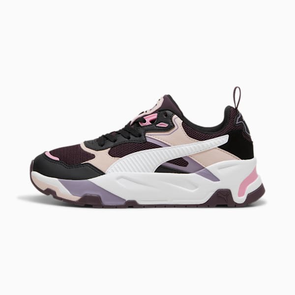 Trinity Sneakers Men, Midnight Plum-PUMA White-PUMA Black-Mauve Mist, large-ZAF