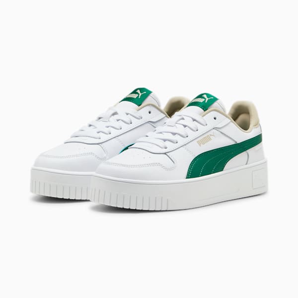 Carina Street Sneakers Women, PUMA White-Vine-Putty, large-ZAF