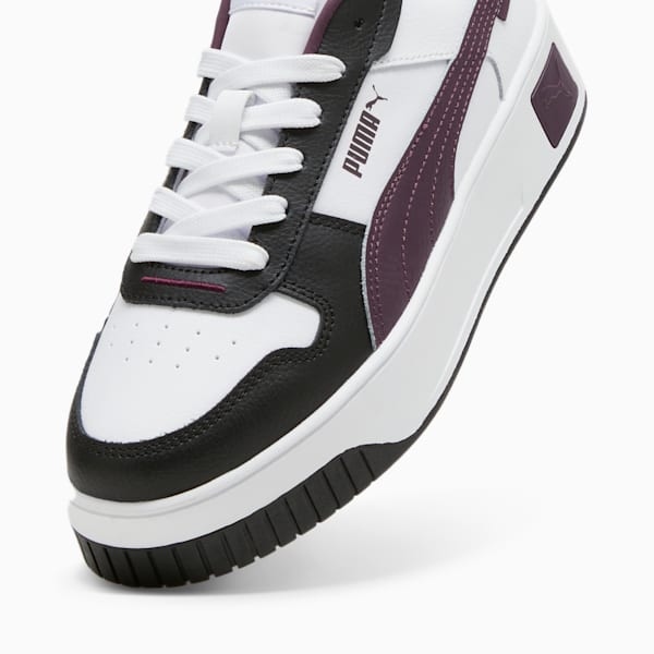 Carina Street Sneakers Women, PUMA White-Midnight Plum-PUMA Black, large-ZAF