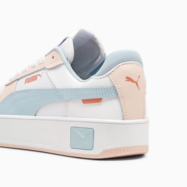 Carina Street Sneakers Women, PUMA White-Frosted Dew-Island Pink, large-ZAF