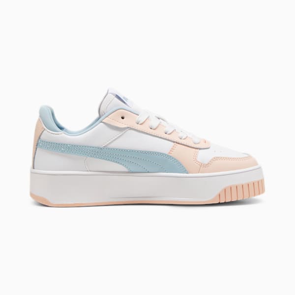 Carina Street Sneakers Women, PUMA White-Frosted Dew-Island Pink, large-ZAF