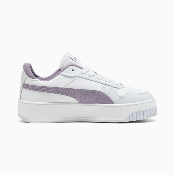 Carina Street Sneakers Women, PUMA White-Pale Plum-Silver Mist, large-ZAF