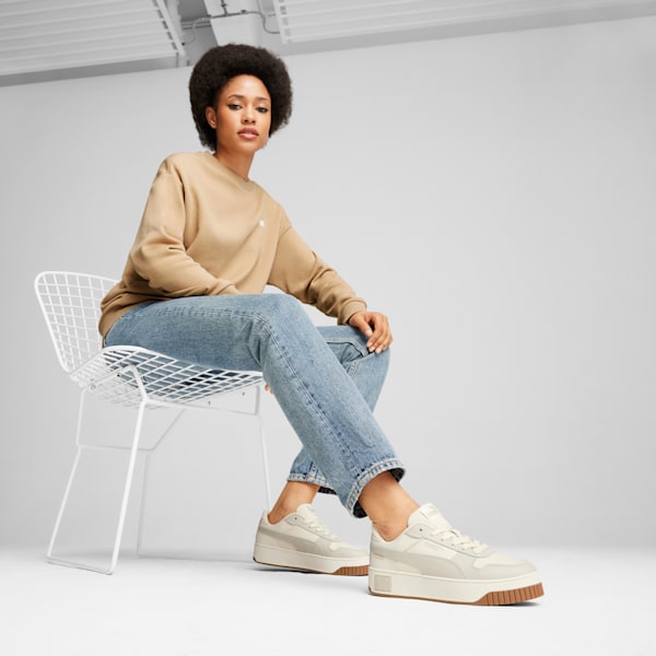 Carina Street Sneakers Women, Alpine Snow-Desert Dust, large-ZAF