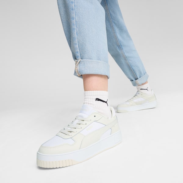 Carina Street Sneakers Women, PUMA White-Vapor Gray, large-ZAF