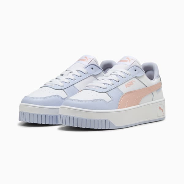 Carina Street Sneakers Women, PUMA White-Rose Quartz-Cool Weather, large-ZAF