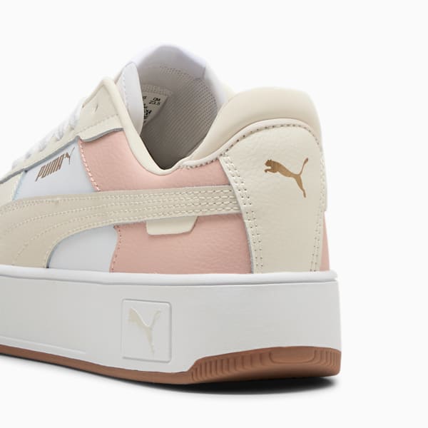 Tenis para mujer Carina Street, PUMA White-Alpine Snow-Frosted Ivory, large-MEX