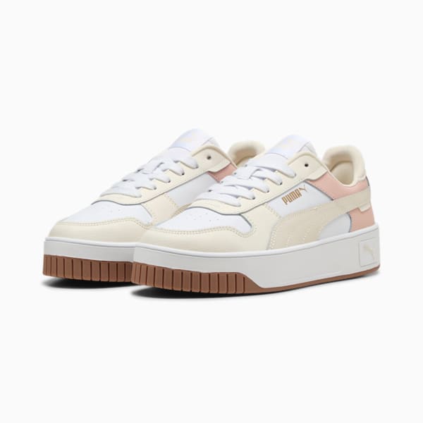 Tenis para mujer Carina Street, PUMA White-Alpine Snow-Frosted Ivory, large-MEX