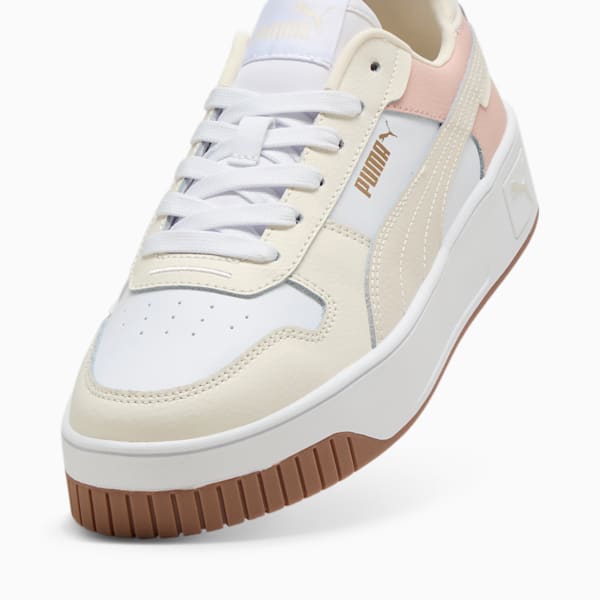 Tenis para mujer Carina Street, PUMA White-Alpine Snow-Frosted Ivory, large-MEX