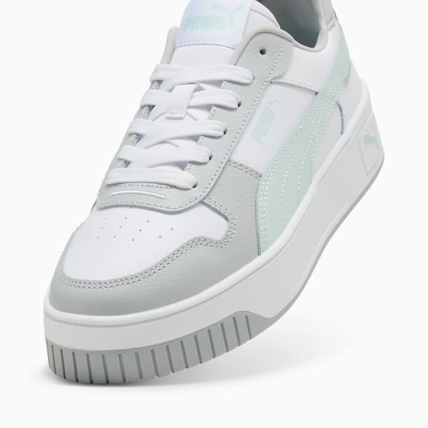 Carina Street Sneakers Women, PUMA White-Peaceful Blue-Cool Light Gray, large-ZAF