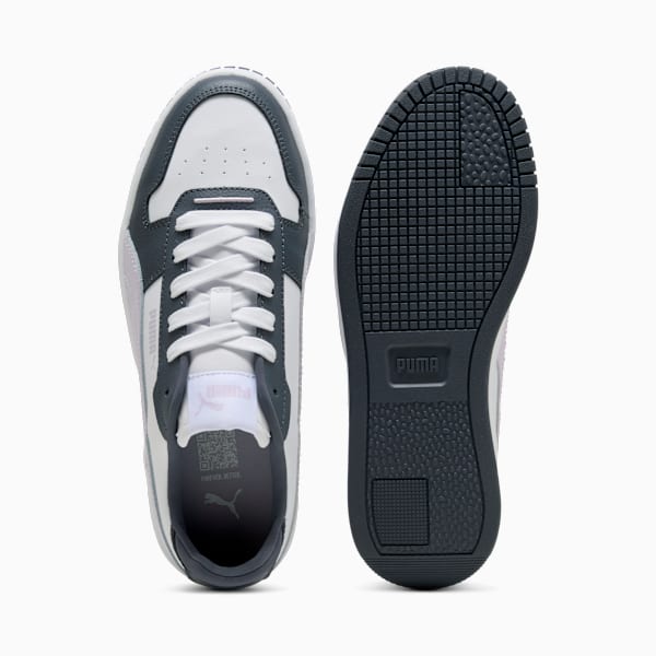 Carina Street Sneakers Women, PUMA White-Lilac Frost-Galactic Gray, large-ZAF