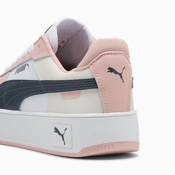 Zapatillas para mujer Carina Street, PUMA White-Strong Gray-Rose Quartz, large-ARG