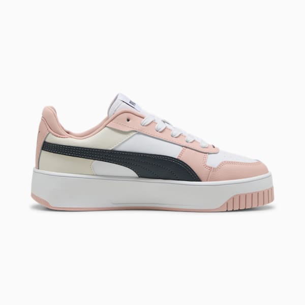 Zapatillas para mujer Carina Street, PUMA White-Strong Gray-Rose Quartz, large-ARG