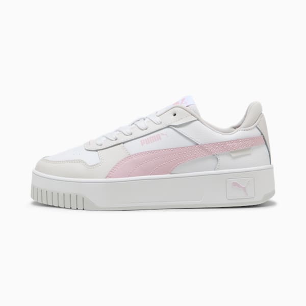 Tenis para mujer Carina Street, PUMA White-Rose Mauve-Feather Gray, large-MEX