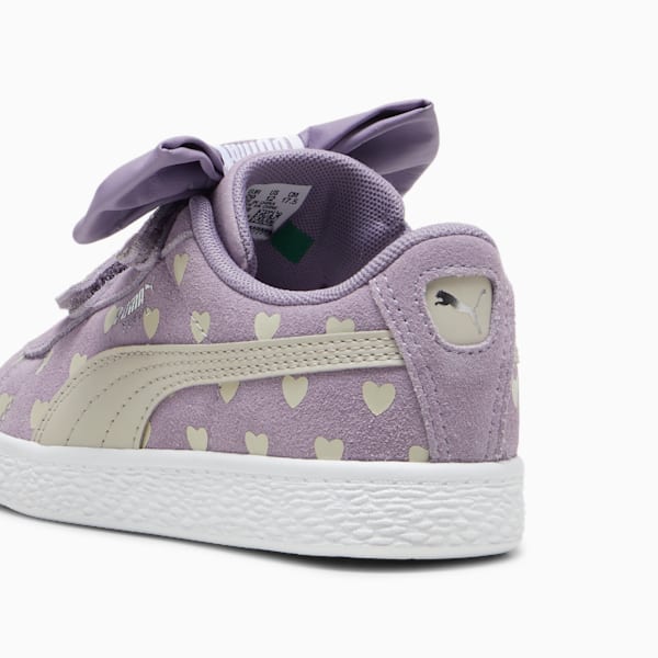 Zapatillas para niñas Suede Classic Re-Bow, Pale Plum-Desert Dust, large-ARG
