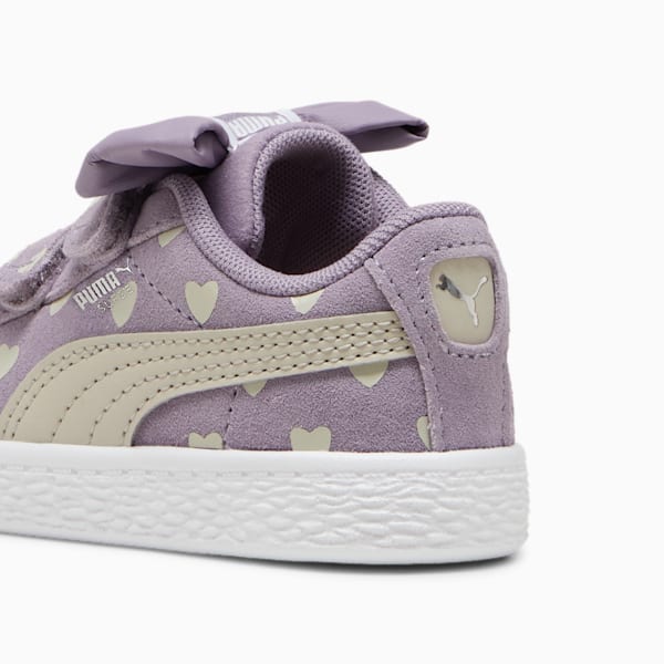 Zapatillas para infantes Suede Classic Re-Bow, Pale Plum-Desert Dust, large-ARG