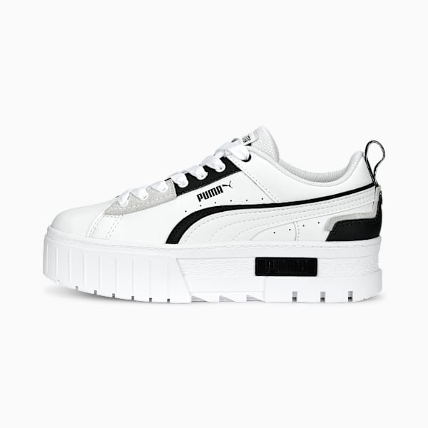 Mayze UT Sneakers Women, PUMA White-PUMA Black, large-MEX