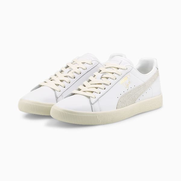 Zapatillas Clyde Base, PUMA White-Frosted Ivory-Puma Team Gold, large-ARG