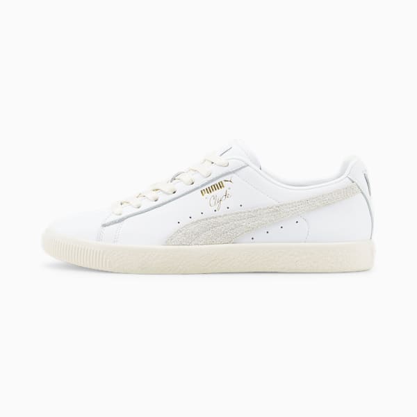 Zapatillas Clyde Base, PUMA White-Frosted Ivory-Puma Team Gold, large-ARG