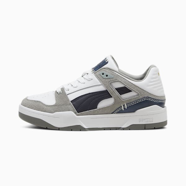 Slipstream Premium Sneakers, PUMA White-New Navy, large-ZAF