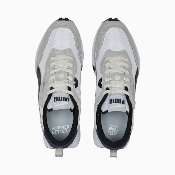 Rider FV Retro Rewind Sneakers, PUMA White-Parisian Night-PUMA Black, large-ZAF