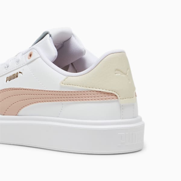 Lajla Leather Sneakers Women, PUMA White-Rose Quartz, large-ZAF