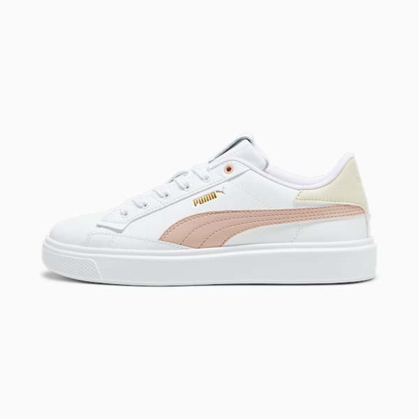 Lajla Leather Sneakers Women, PUMA White-Rose Quartz, large-ZAF