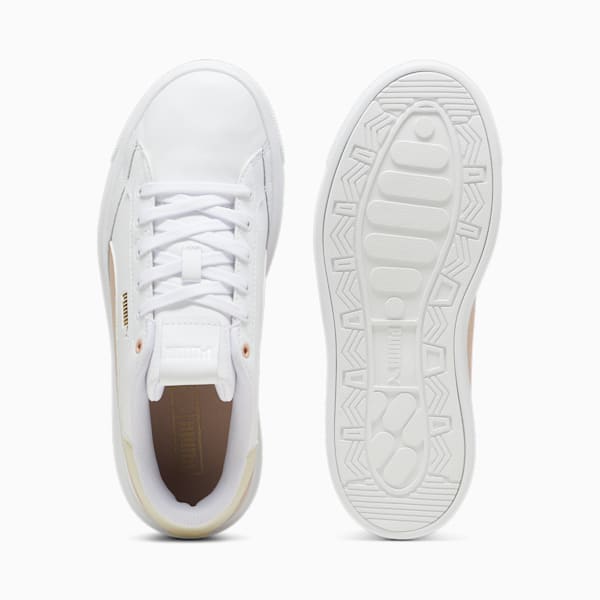 Lajla Leather Sneakers Women, PUMA White-Rose Quartz, large-ZAF