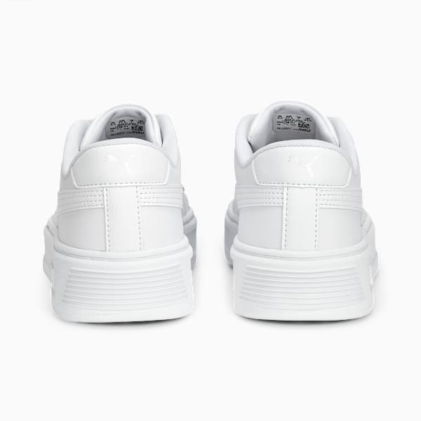 Tenis Smash Platform V3 Gamuza para mujer, PUMA White-PUMA Silver, large-MEX