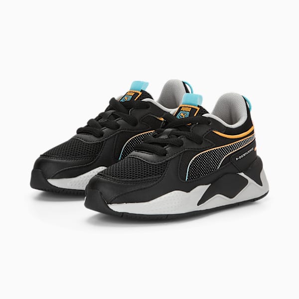 Zapatillas infantiles RS-X 3D, PUMA Black-Harbor Mist, large-ARG