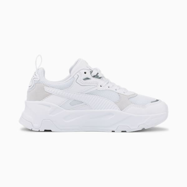 Trinity Shoes Youth, PUMA White-PUMA White-PUMA Silver, large-ZAF