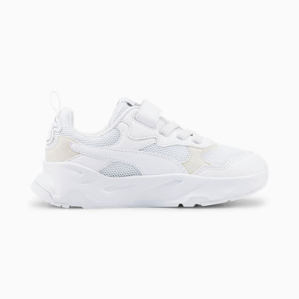 Trinity Sneakers Youth, PUMA White-PUMA White-PUMA Silver, large-ZAF