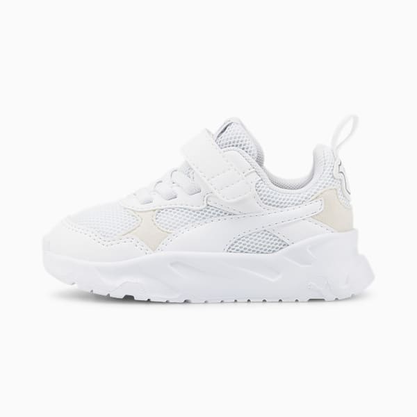 Zapatillas para bebés Trinity, PUMA White-PUMA White-PUMA Silver, large-ARG