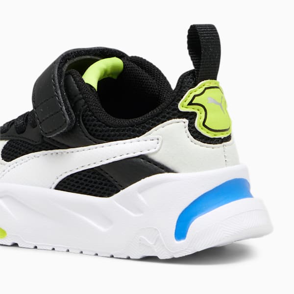 Trinity Sneakers Babies, PUMA Black-PUMA White-Lime Smash, large-ZAF