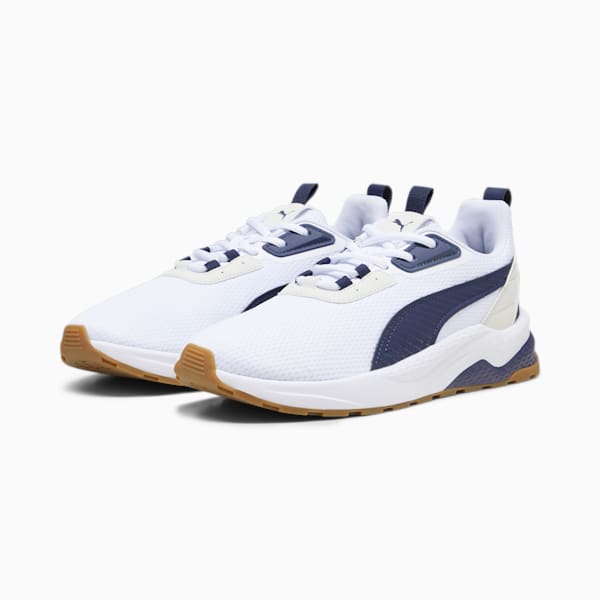 Anzarun 2.0 Formstrip Sneakers, PUMA White-PUMA Navy-Vapor Gray, large-ZAF