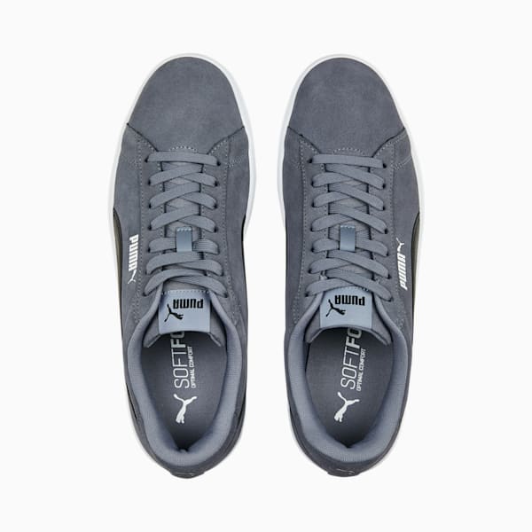 Smash 3.0 Sneakers, Gray Tile-PUMA Black-PUMA White, large-ZAF