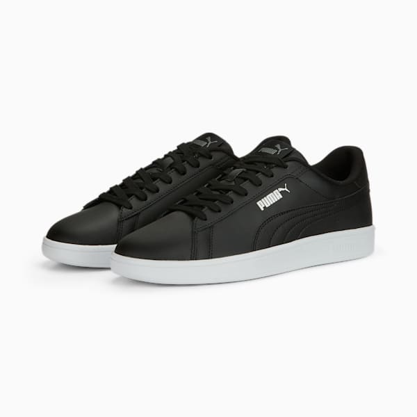 Smash 3.0 L Sneakers, PUMA Black-PUMA Black-PUMA White, large-ZAF
